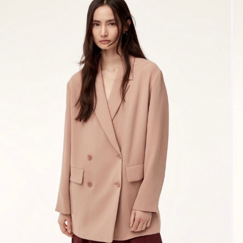 ARITZIA Wilfred NWOT Cherrelle Double-breasted Blazer - Size M (2).